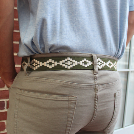 The Midland Embroidered Belt Aztec