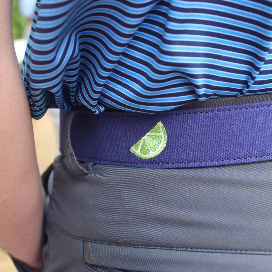 The 5 O'clock Embroidered Belt