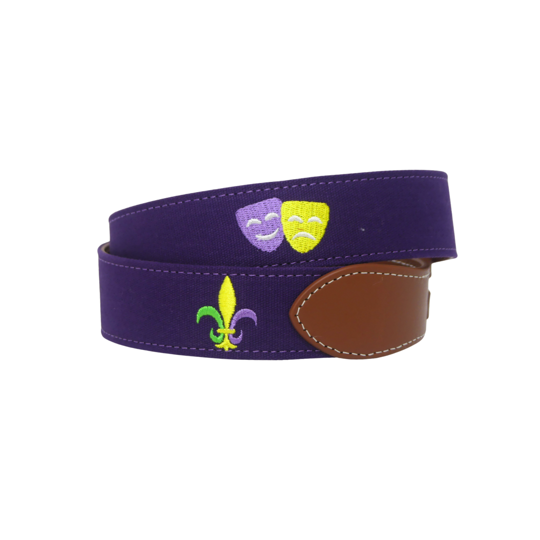 The Carnival Embroidered Belt- Mardi Gras 2024 Special Release