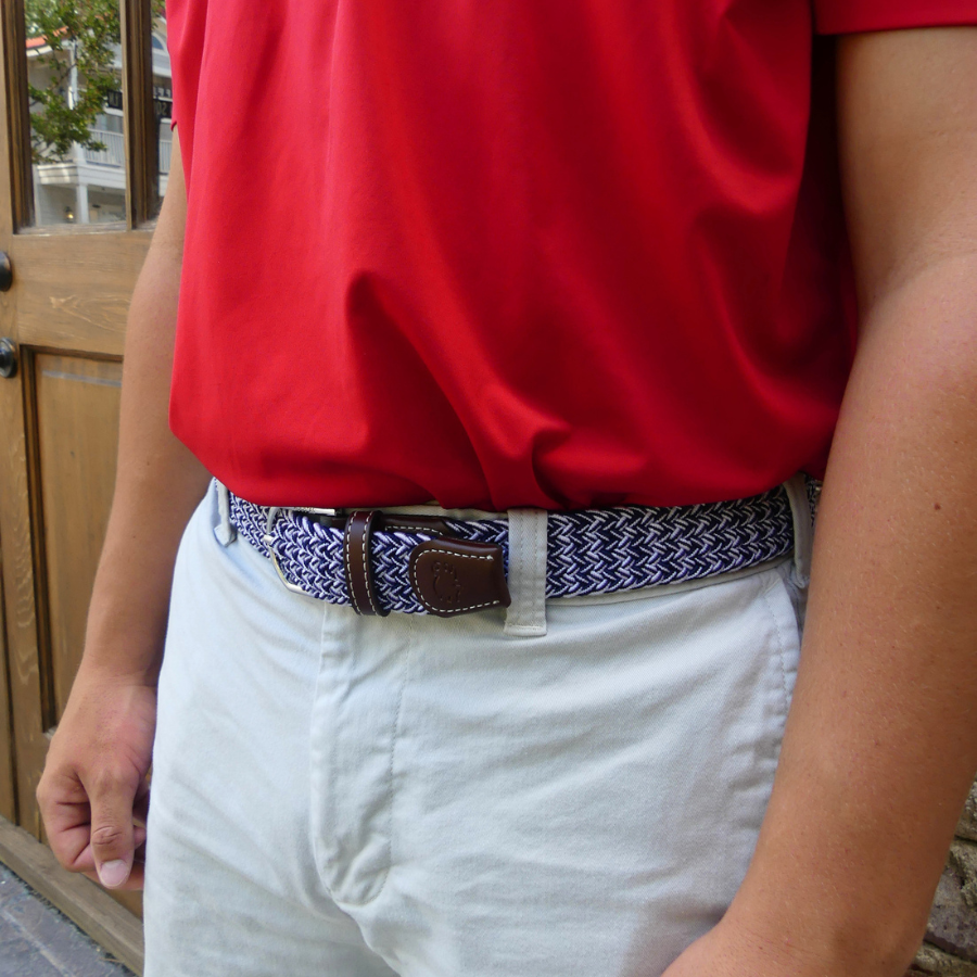 The Laurel Woven Stretch Belt