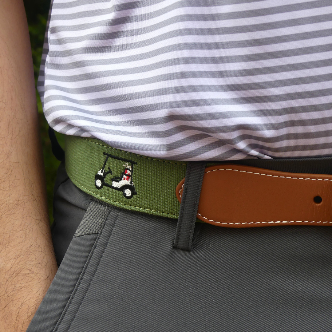 The Turn Drink Embroidered Belt