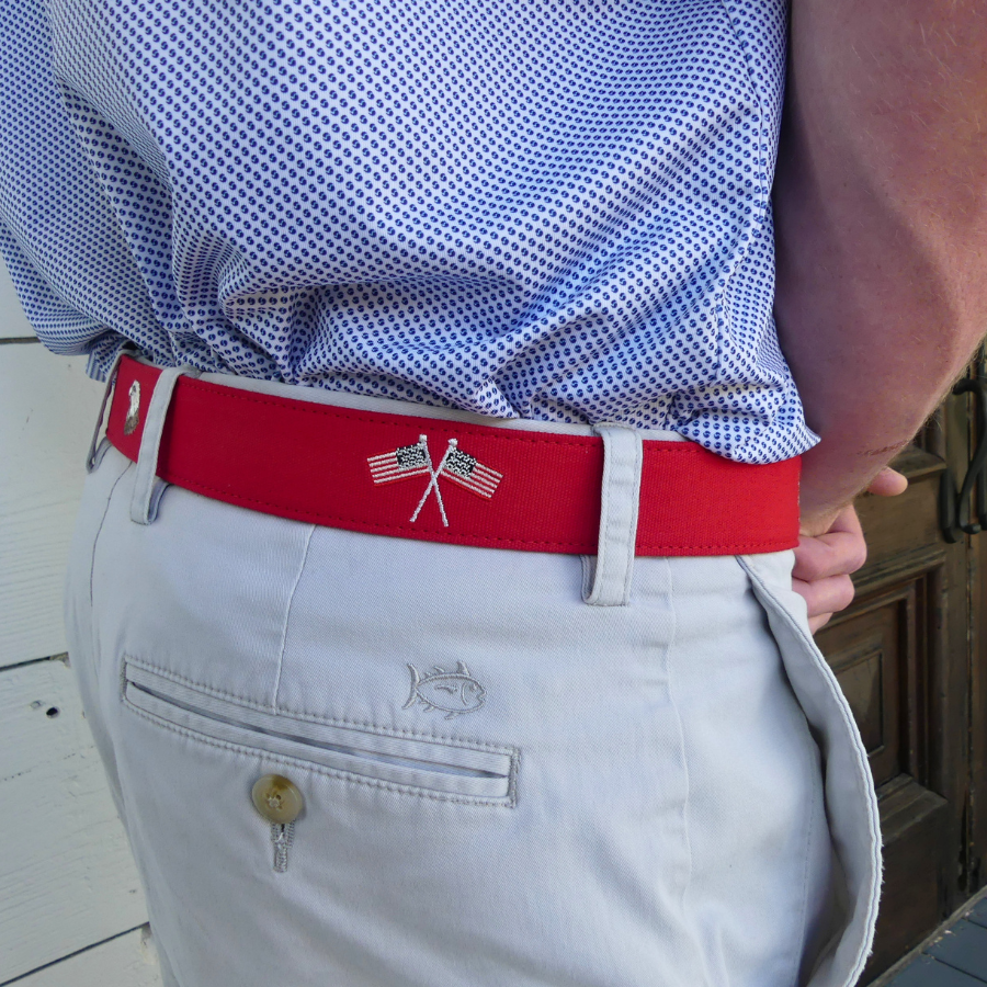 The Olympic Embroidered Belt