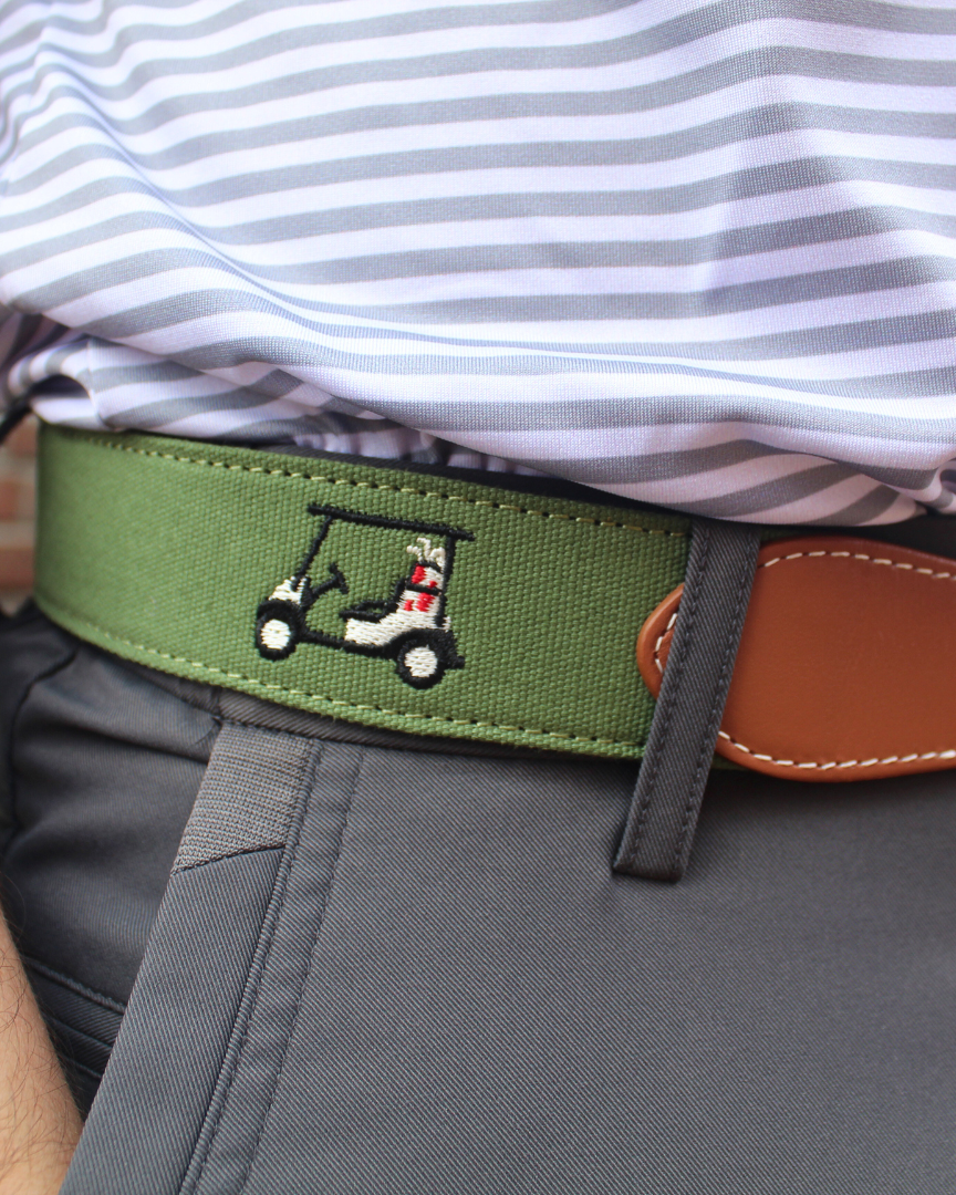 The Turn Drink Embroidered Belt