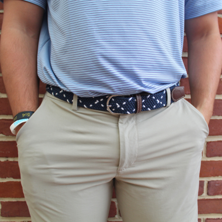 The Vail Woven Elastic Stretch Belt