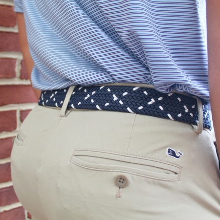The Vail Woven Elastic Stretch Belt