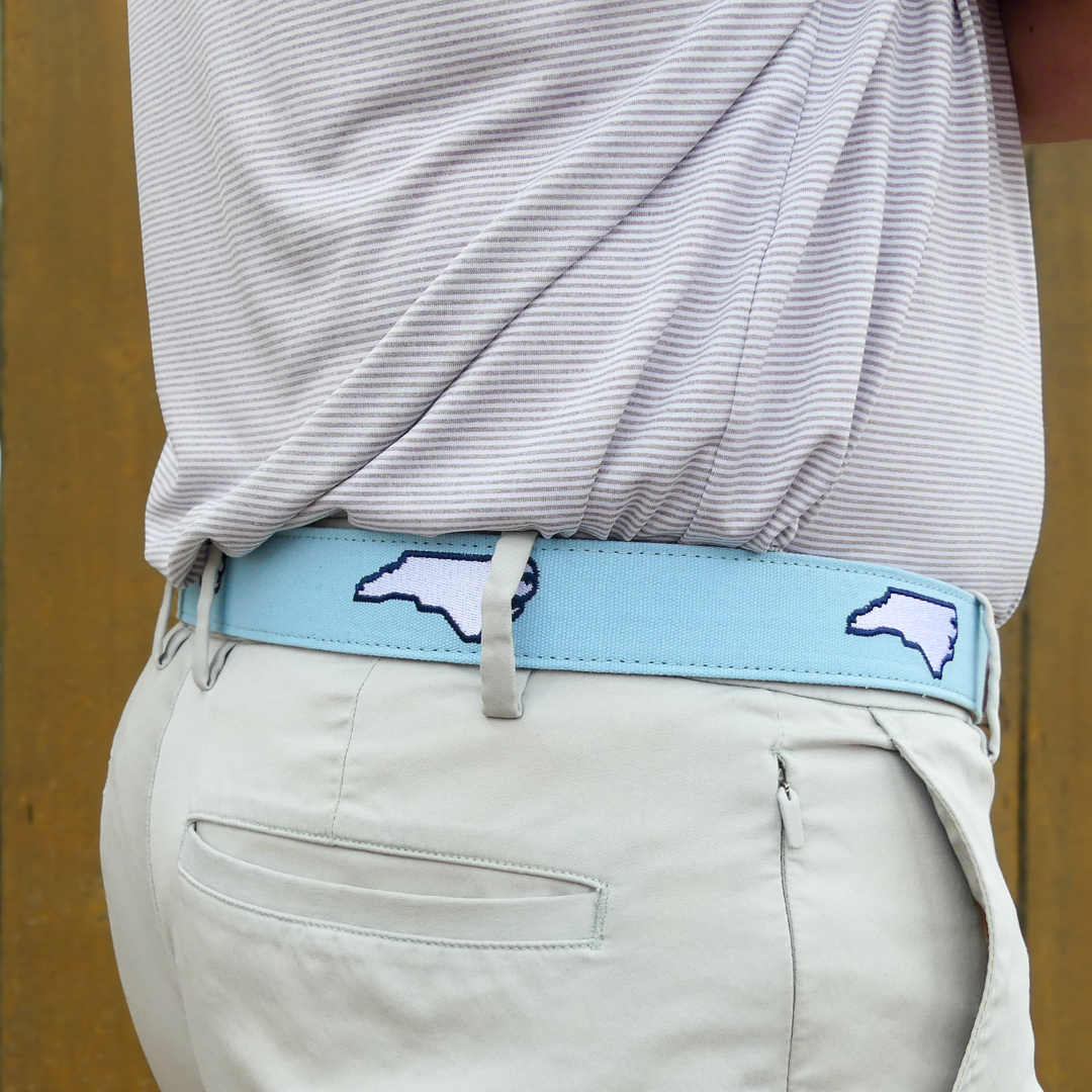 The Argyle Embroidered Belt