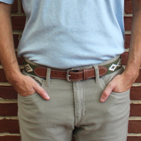 The Midland Embroidered Belt Aztec