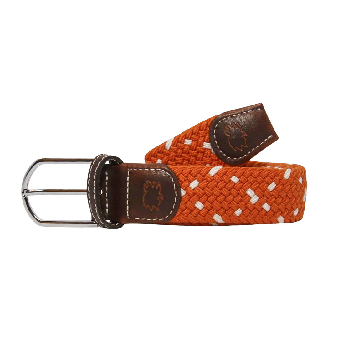 The Austin Two Toned Woven Elastic Stretch Belt