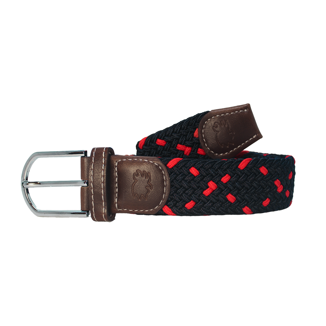 The Harbortown Two Toned Woven Elastic Stretch Belt