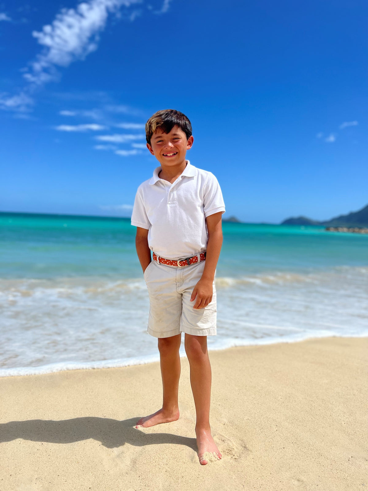 The Lil' Austin Kid's Woven Stretch Golf Belt