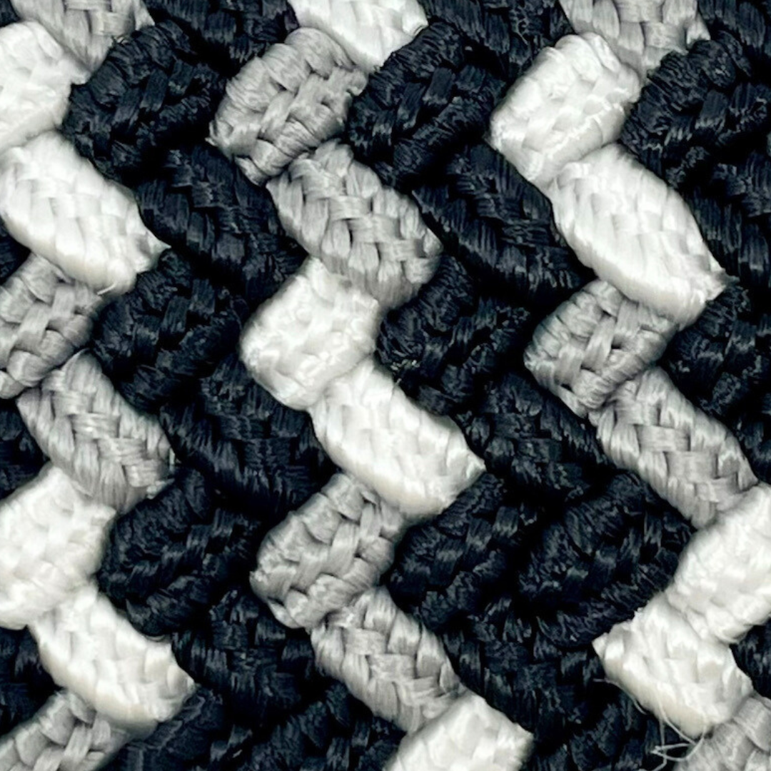 The Baja Two Toned Woven Elastic Stretch Belt