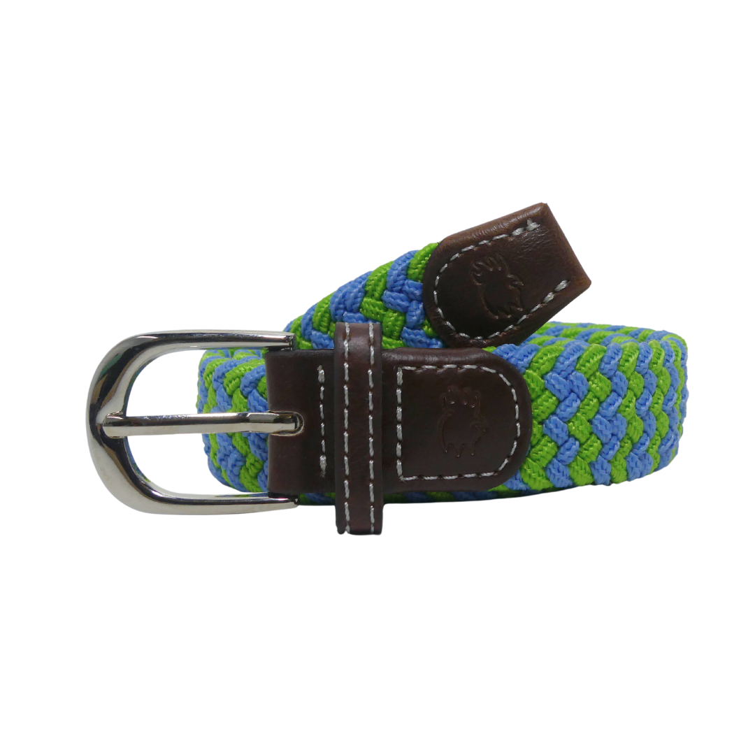 The Lil' Bermuda Kid's Herringbone Woven Stretch Belt