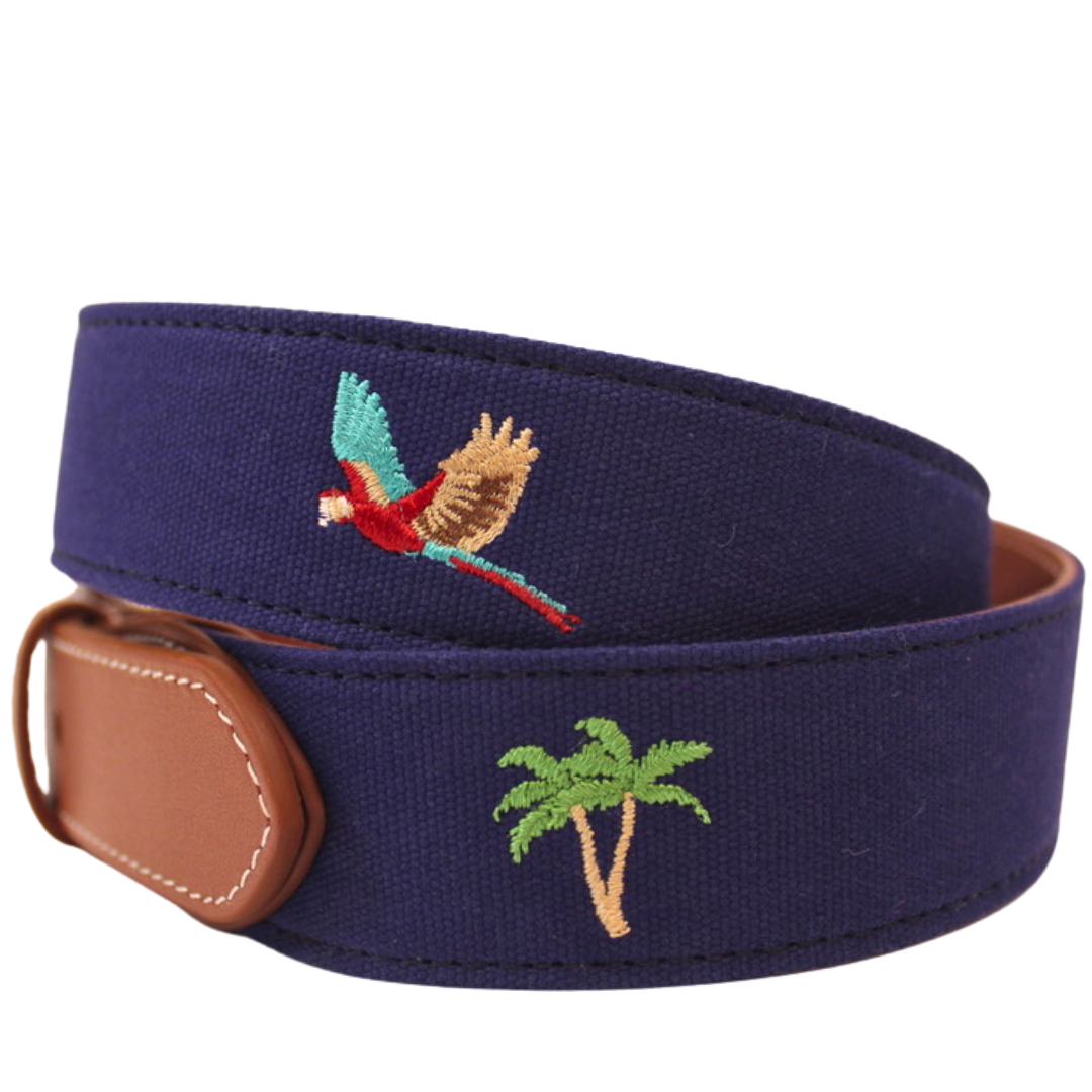 The 5 O'clock Embroidered Belt