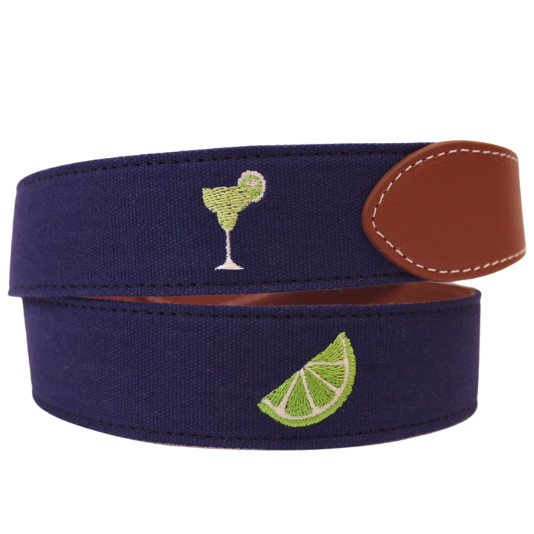 The 5 O'clock Embroidered Belt