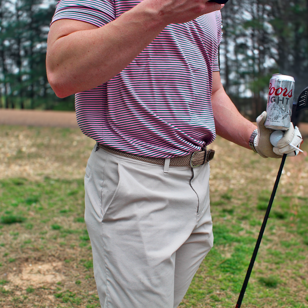 The Tucson Herringbone Woven Elastic Stretch Belt