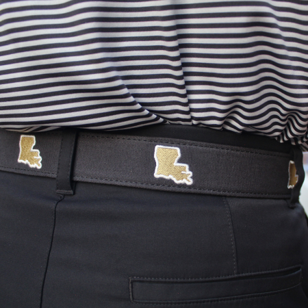 The Poydras Embroidered Belt