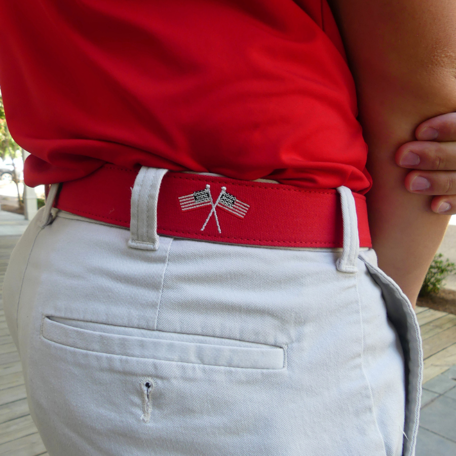 The Olympic Embroidered Belt