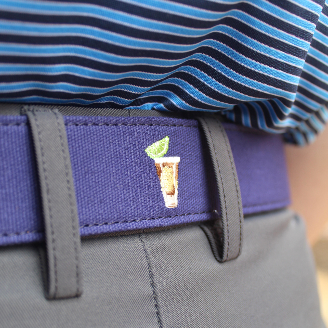 The 5 O'clock Embroidered Belt