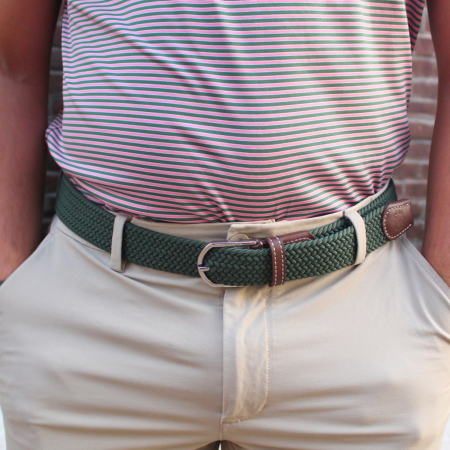 The Sierra Woven Elastic Stretch Belt