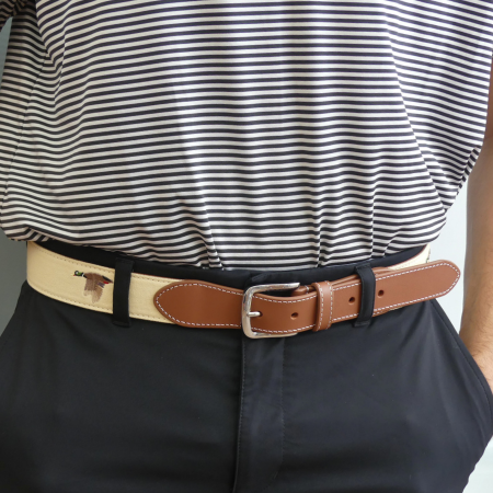 The Mallard Embroidered Belt