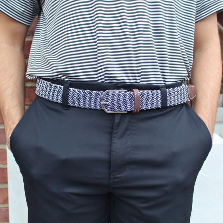 The Jasper Woven Elastic Stretch Belt