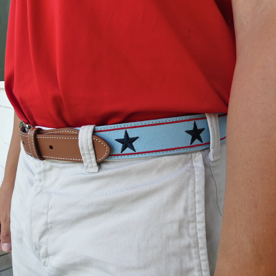 The Independence Embroidered Belt