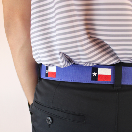 The Lone Star Embroidered Belt