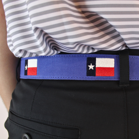 The Lone Star Embroidered Belt