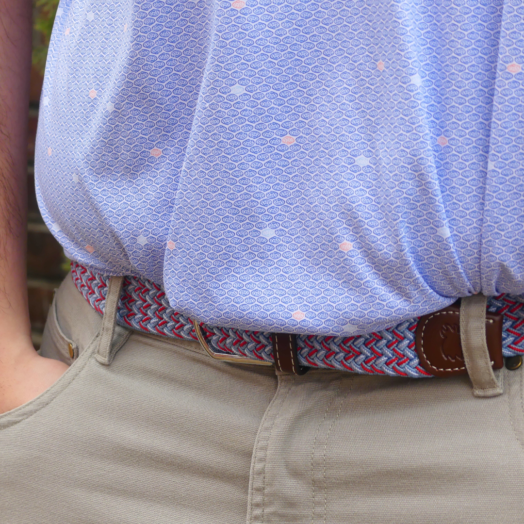 The Van Buren Woven Elastic Stretch Belt