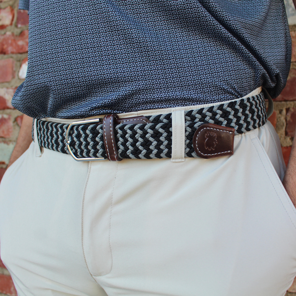 The Pueblo Woven Elastic Stretch Golf Belt