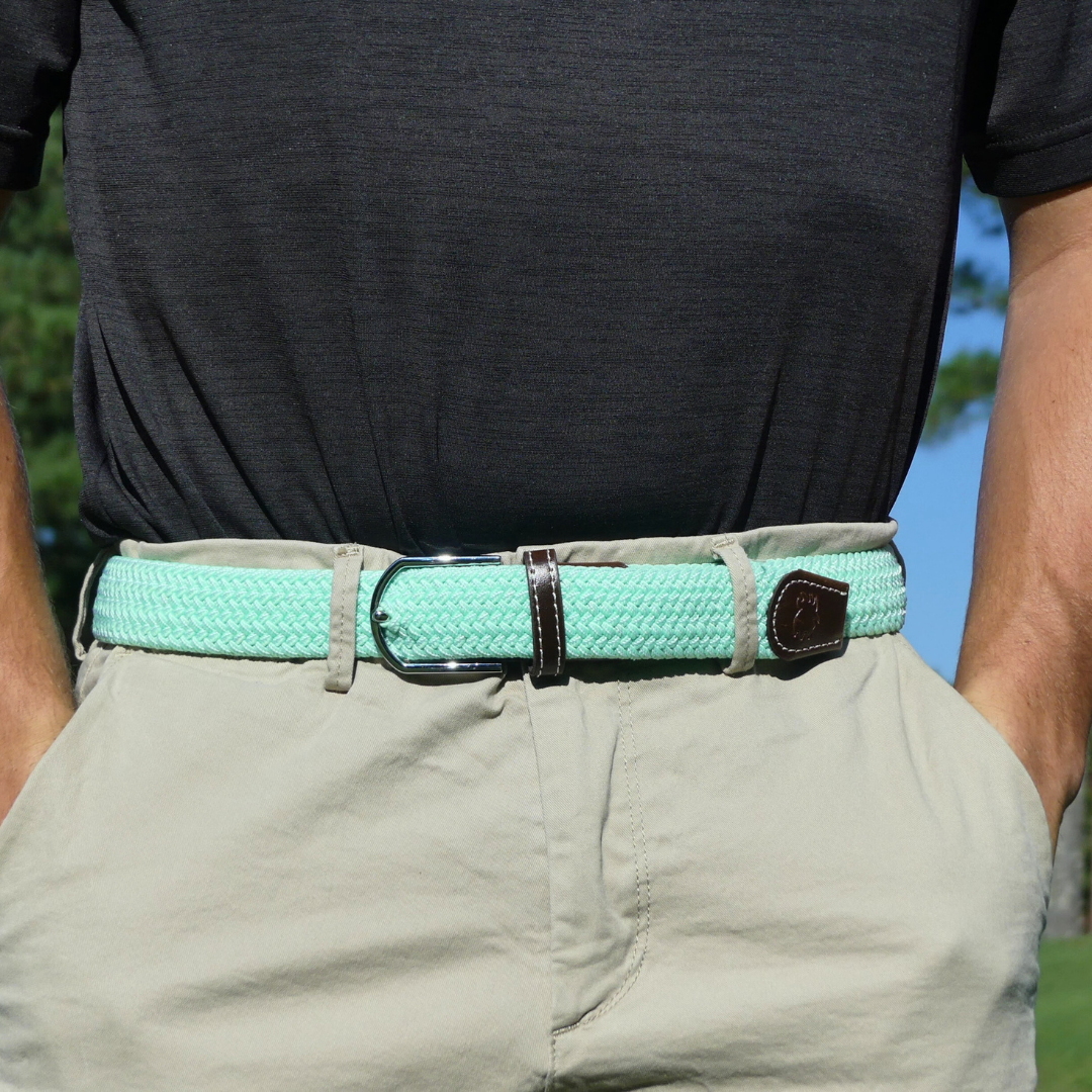 The Nassau Woven Elastic Stretch Golf Belt- LAST CHANCE