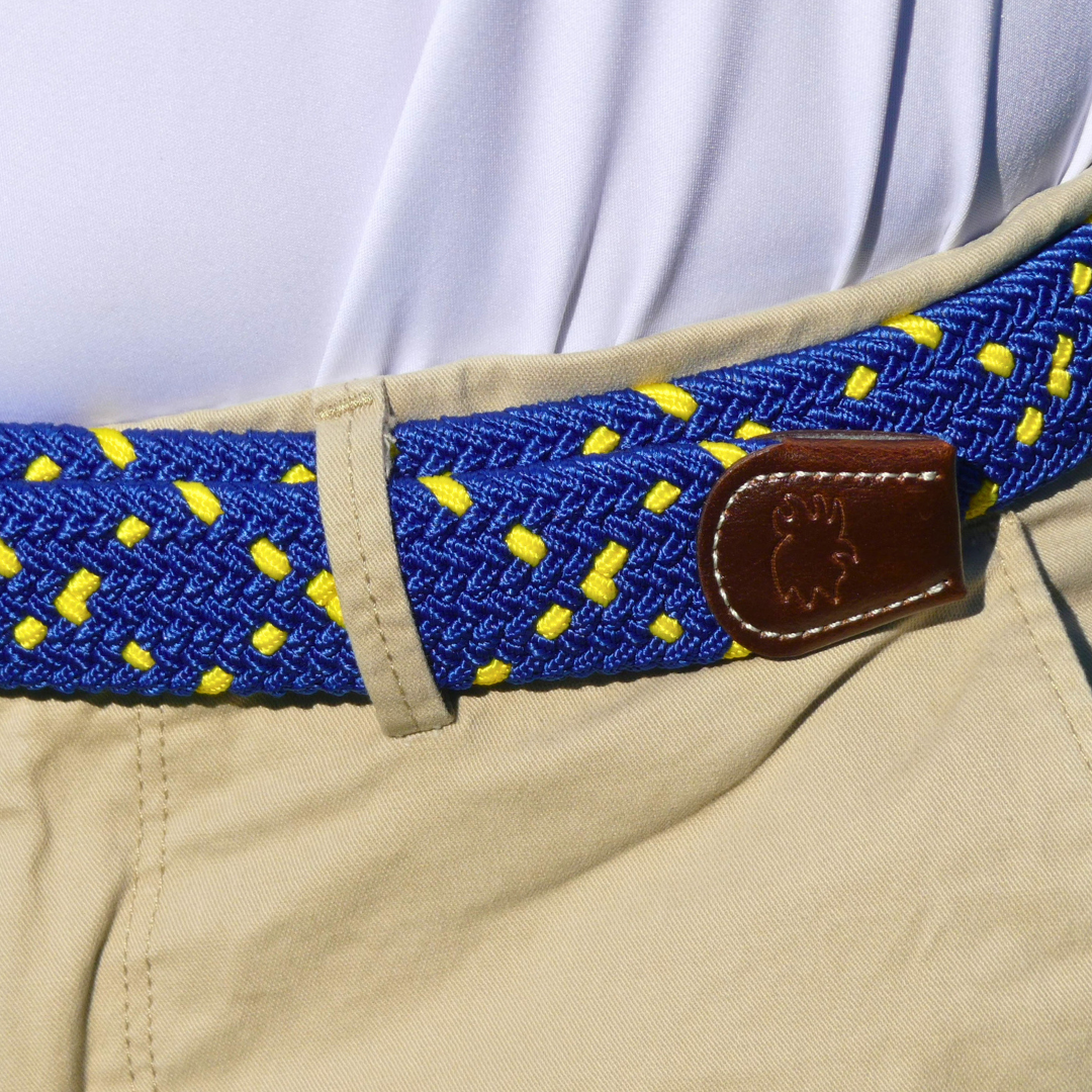 The Ann Arbor Woven Elastic Stretch Golf Belt- Last Chance