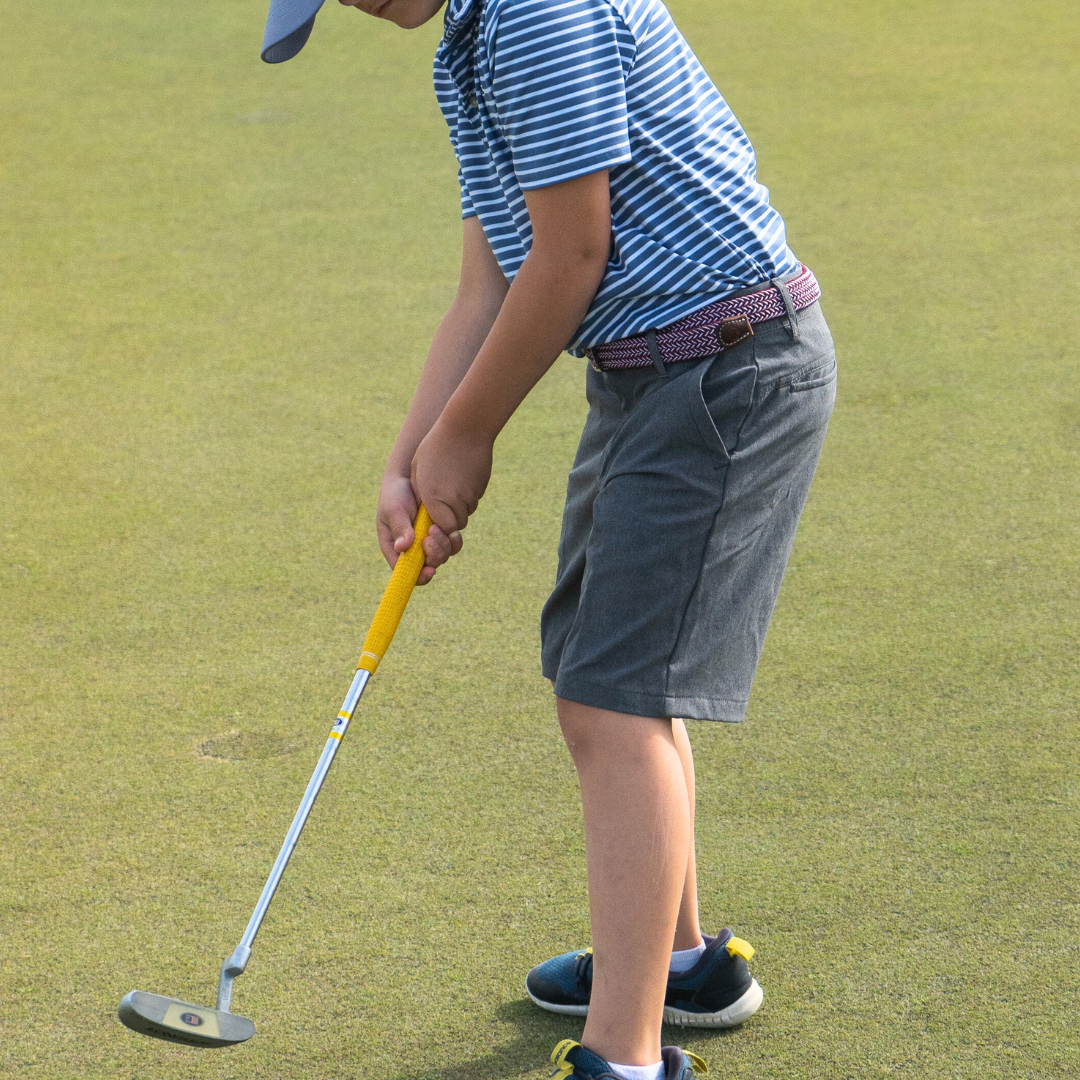 The Lil' Biloxi Kid's Woven Stretch Golf Belt