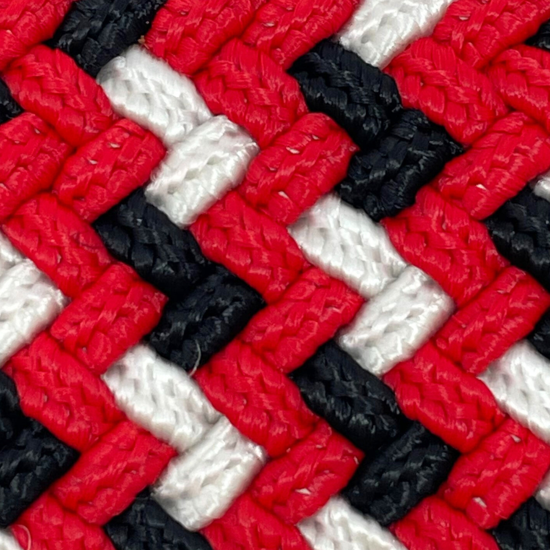The Brunswick Two Toned Woven Elastic Stretch Belt