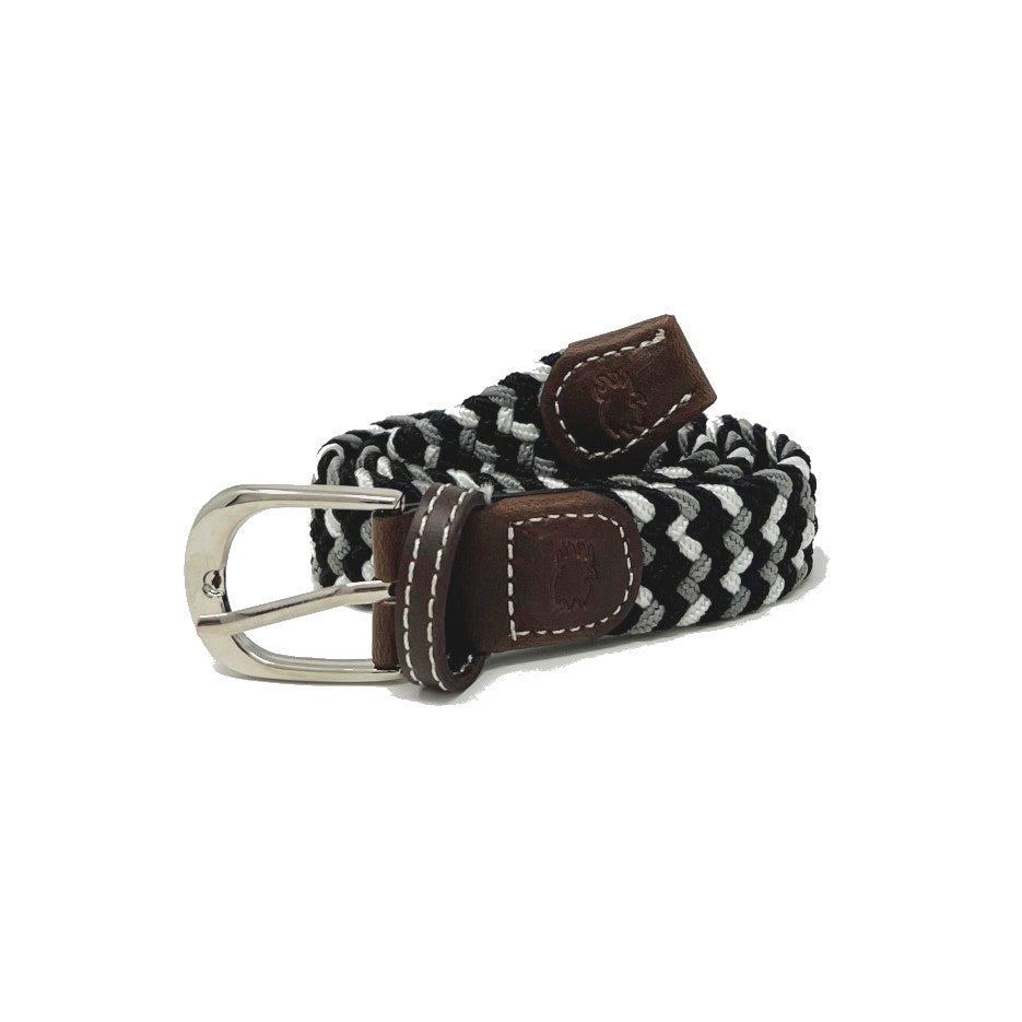 The Lil' Baja Kid's Tri-Color Woven Stretch Belt