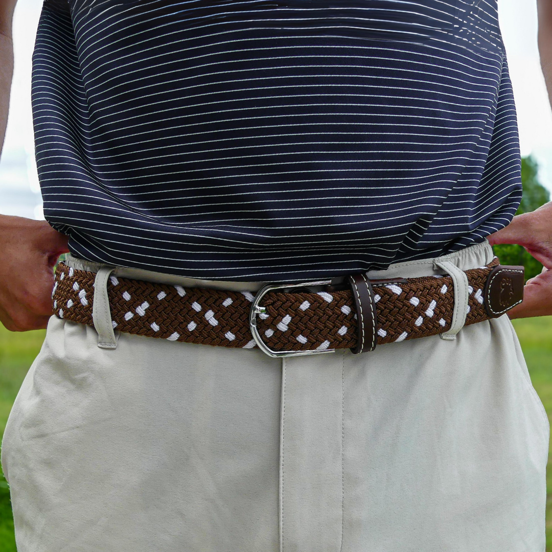 The Lima Woven Stretch Golf Belt